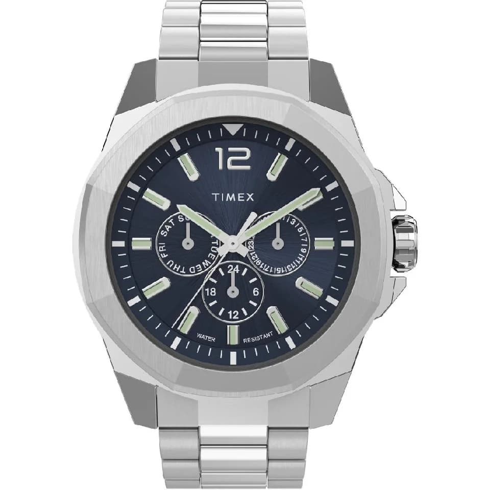 Men's Silver Solid Round 44 mm Analogue Watch - TW2V43300