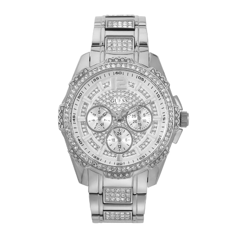 Women's Silver Solid Round 39 mm Analogue Watch - U0286L1M