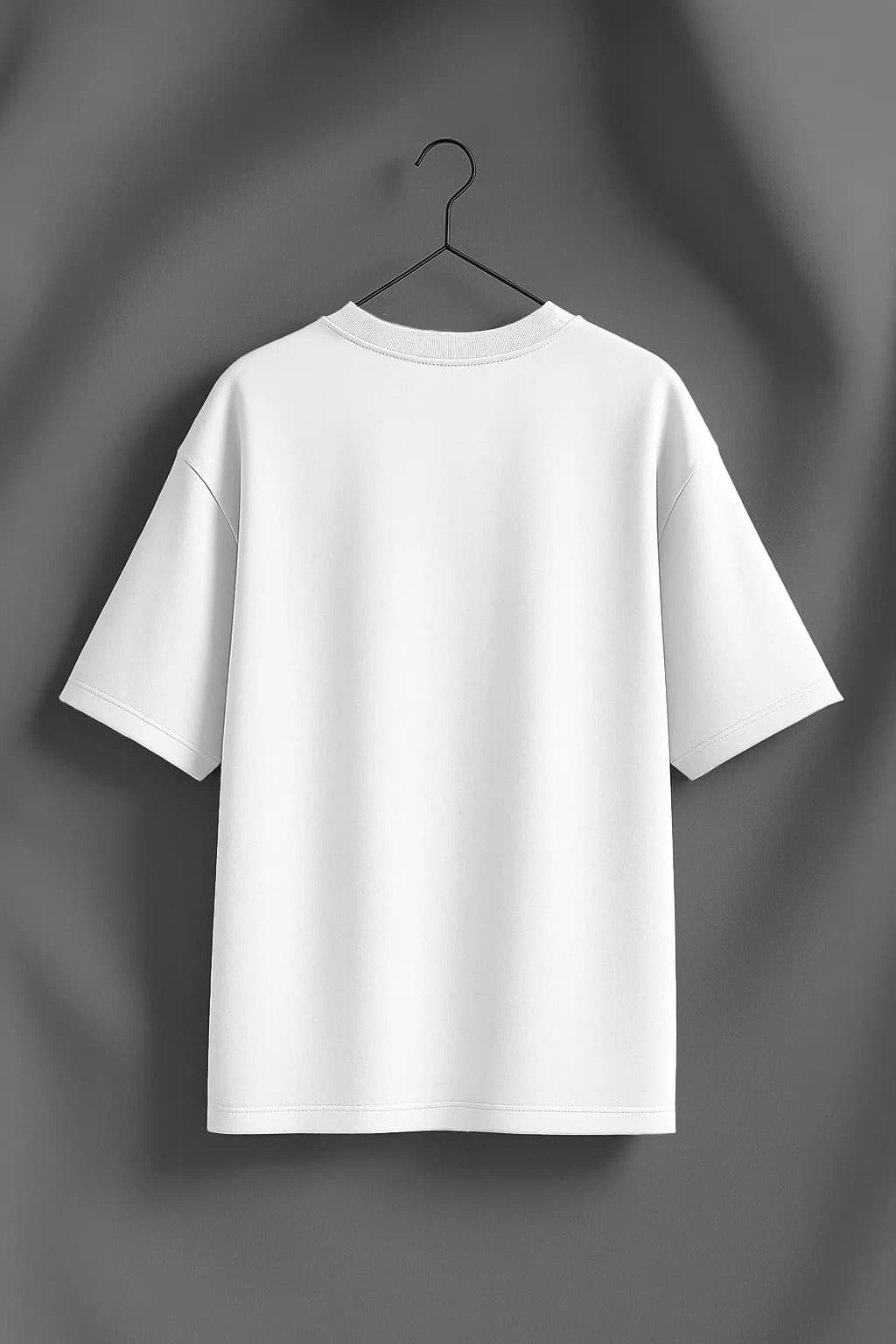 Women's White Casual Printed Regular Fit Tshirt