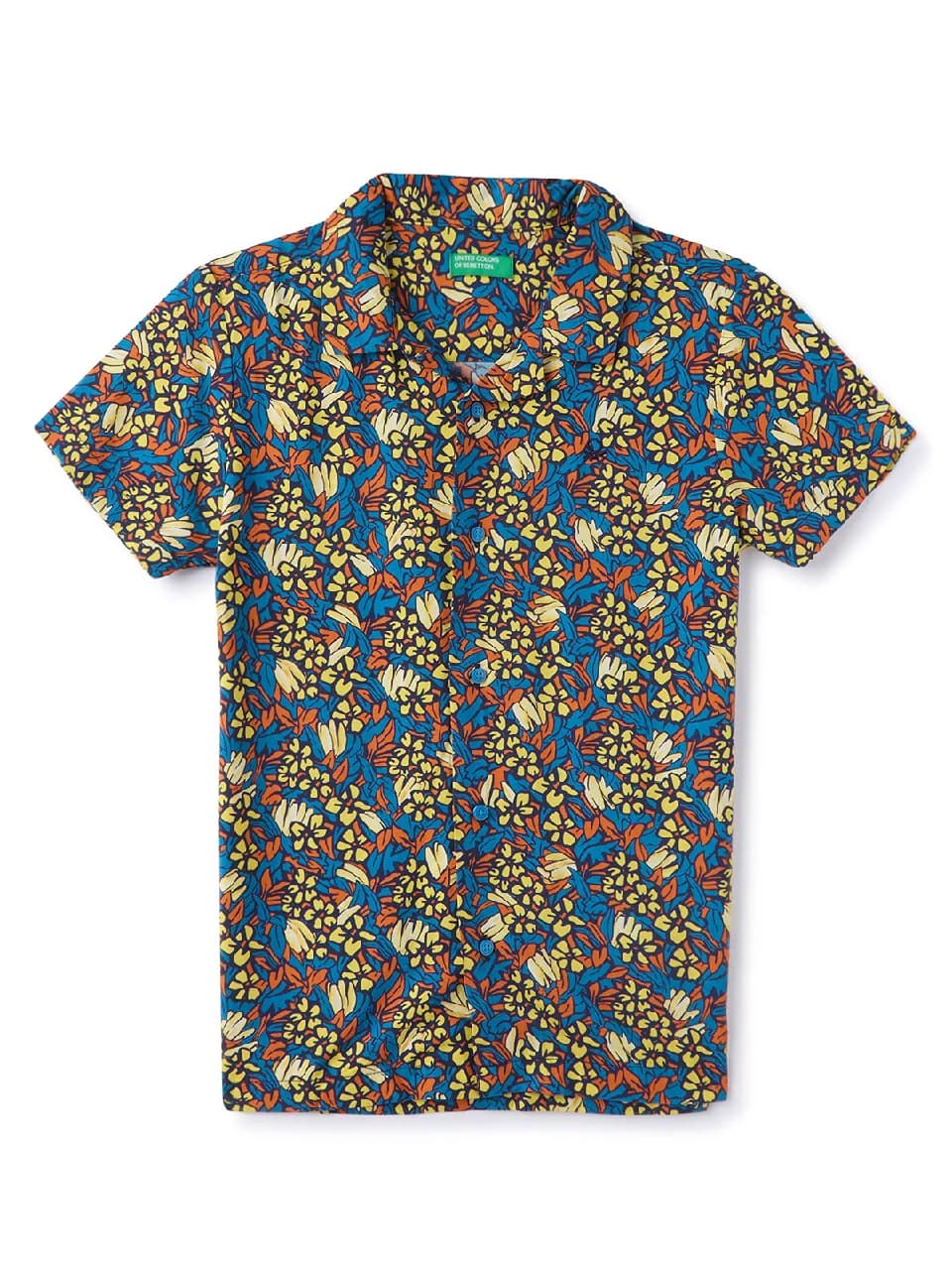 Boys Multicolor Casual Regular Fit Printed Half Sleeves Shirt