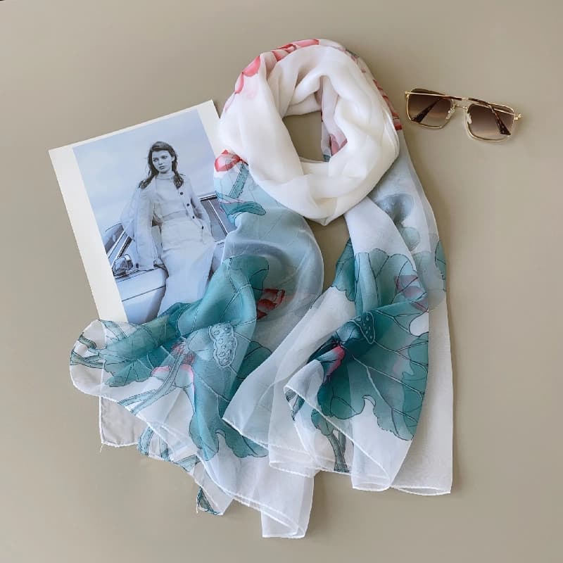 Women's Multicolor Casual Printed Scarve