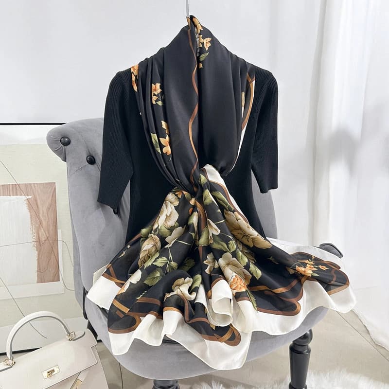 Women's Multicolor Casual Printed Scarve