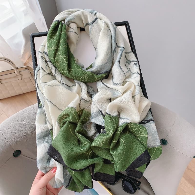 Women's Multicolor Casual Long Viscose Stole