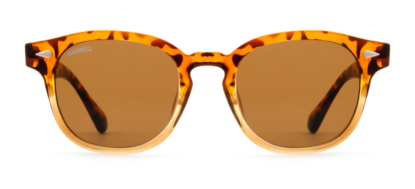 Unisex Brown Smart Casual UV Protection Sunglass