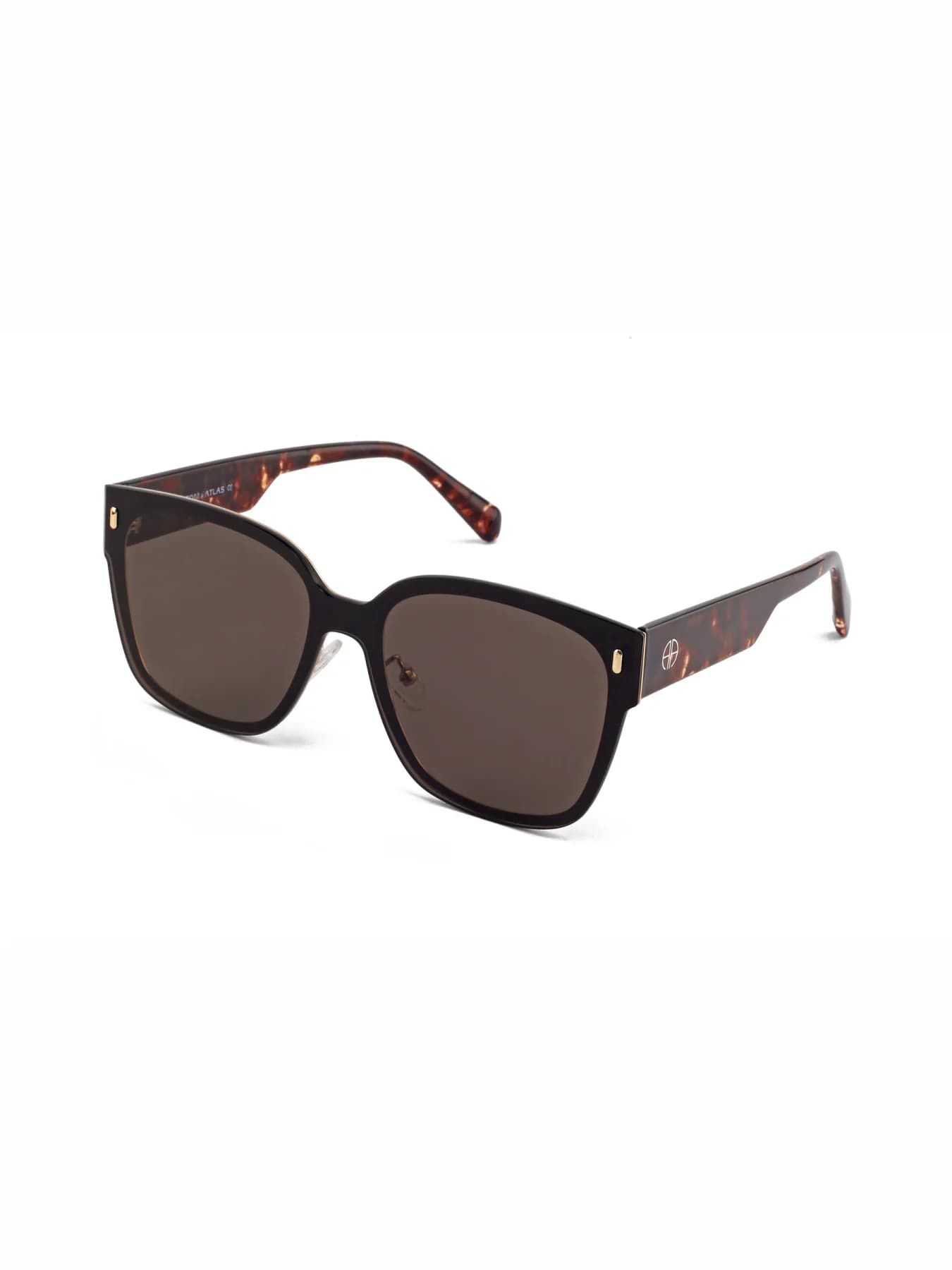 Women's Gold Demi Polarised Lens Oversized Square Sunglass Pulse Series