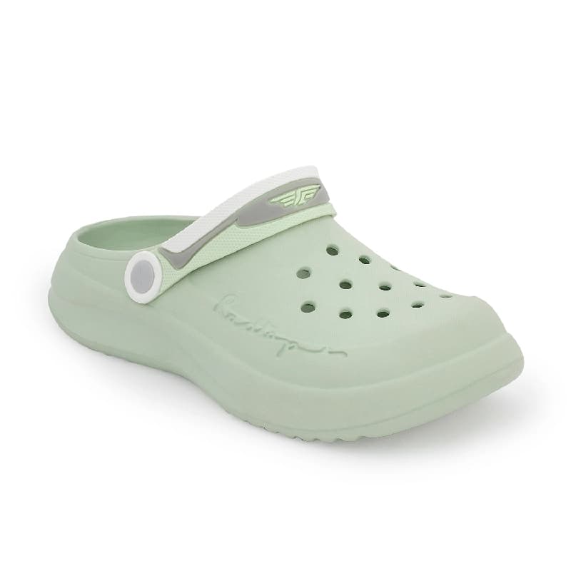 Women's Green Casual Lightweight Everyday Comfort Clogs