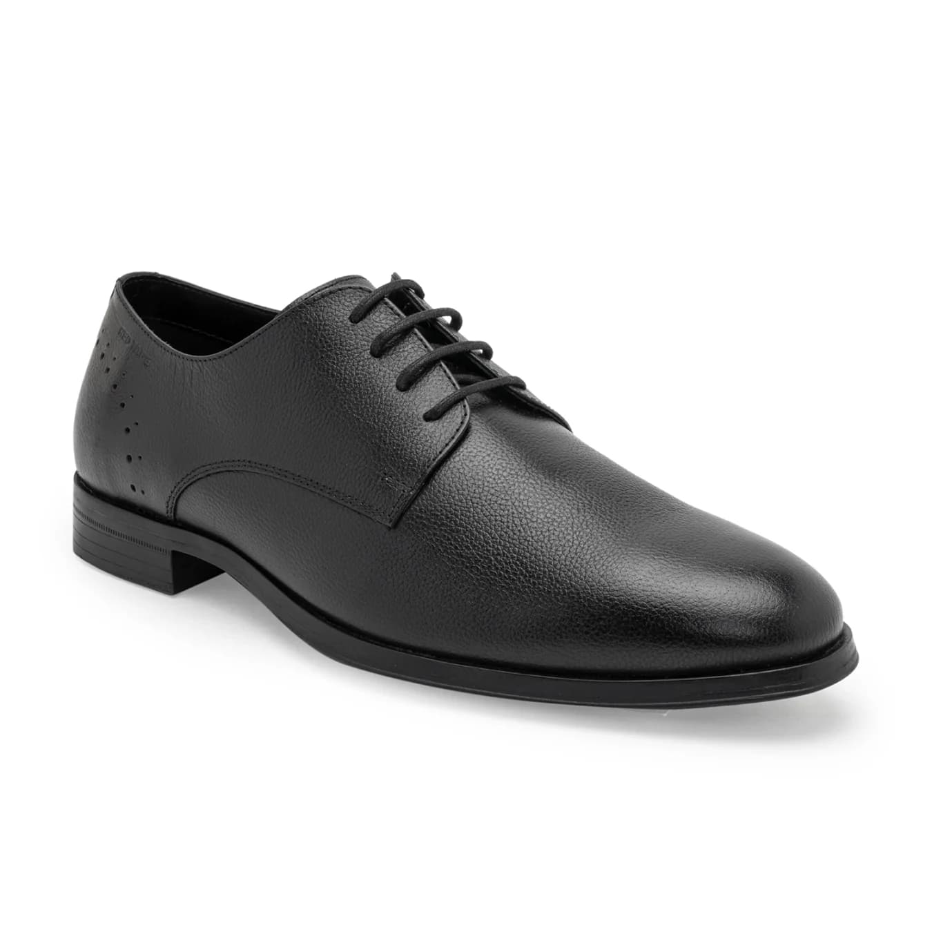 Men's Black Formal Classic Style Leather Derby Shoes