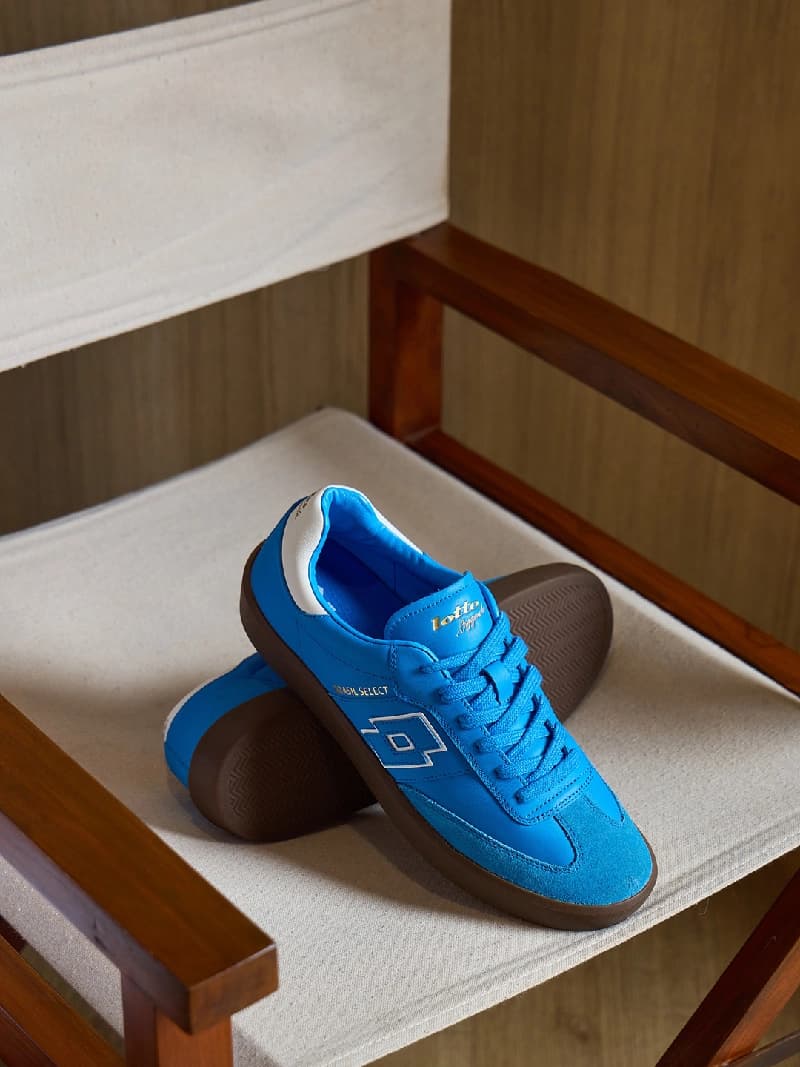 Men's Casual Leather Brasil Select OG Blue Sneakers