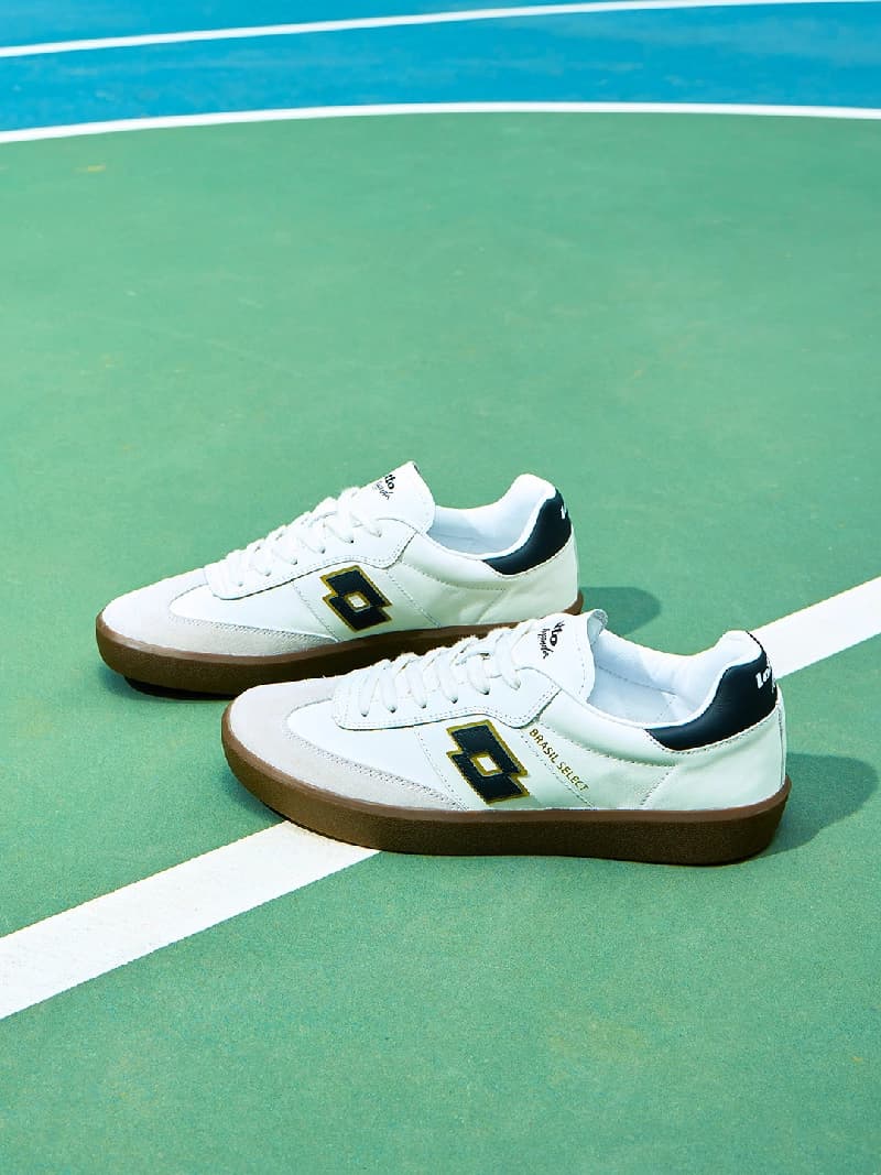 Men's Casual Leather Brasil Select OG White Sneakers