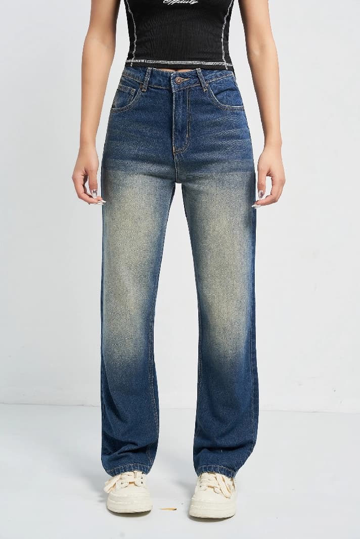 Women's Blue Code Straight Fit Jeans