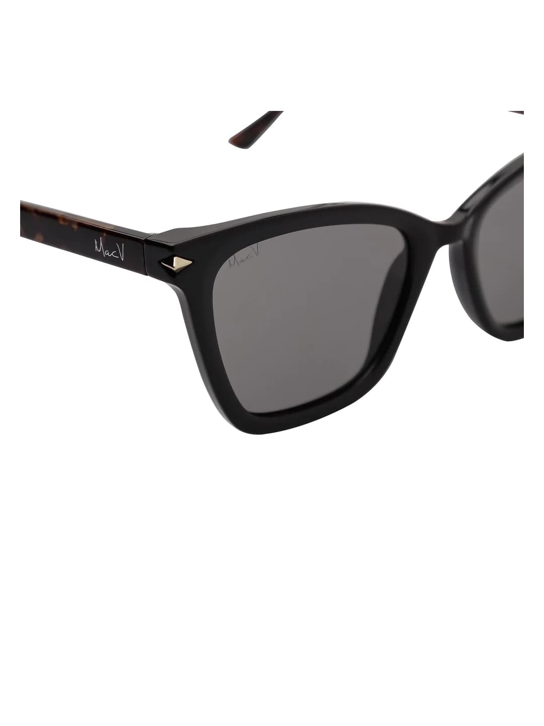 Women's Black Casual Cateye Sunglass