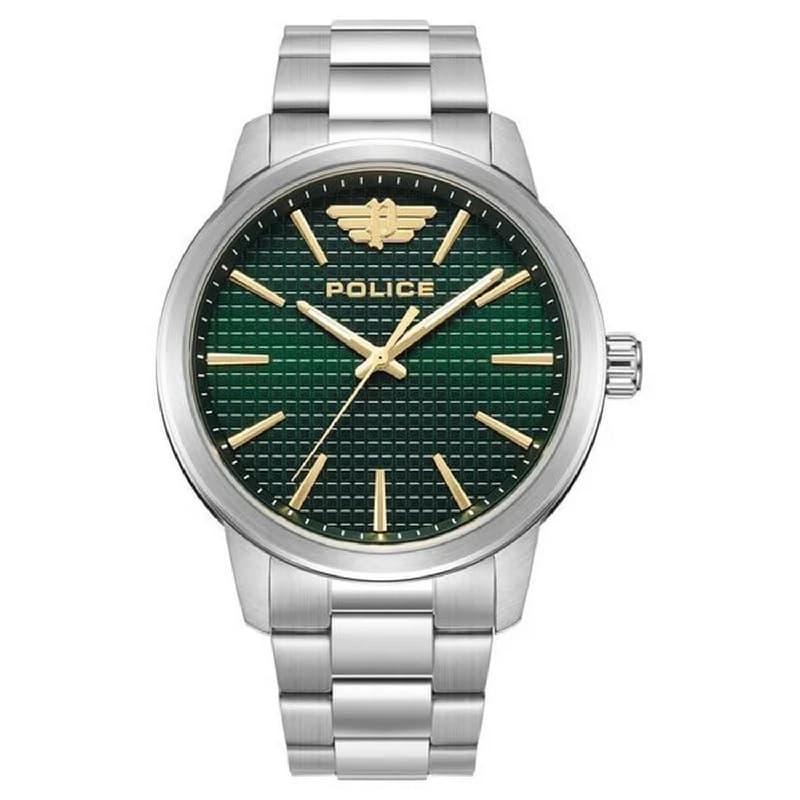Men's Green Analog Dial Watch