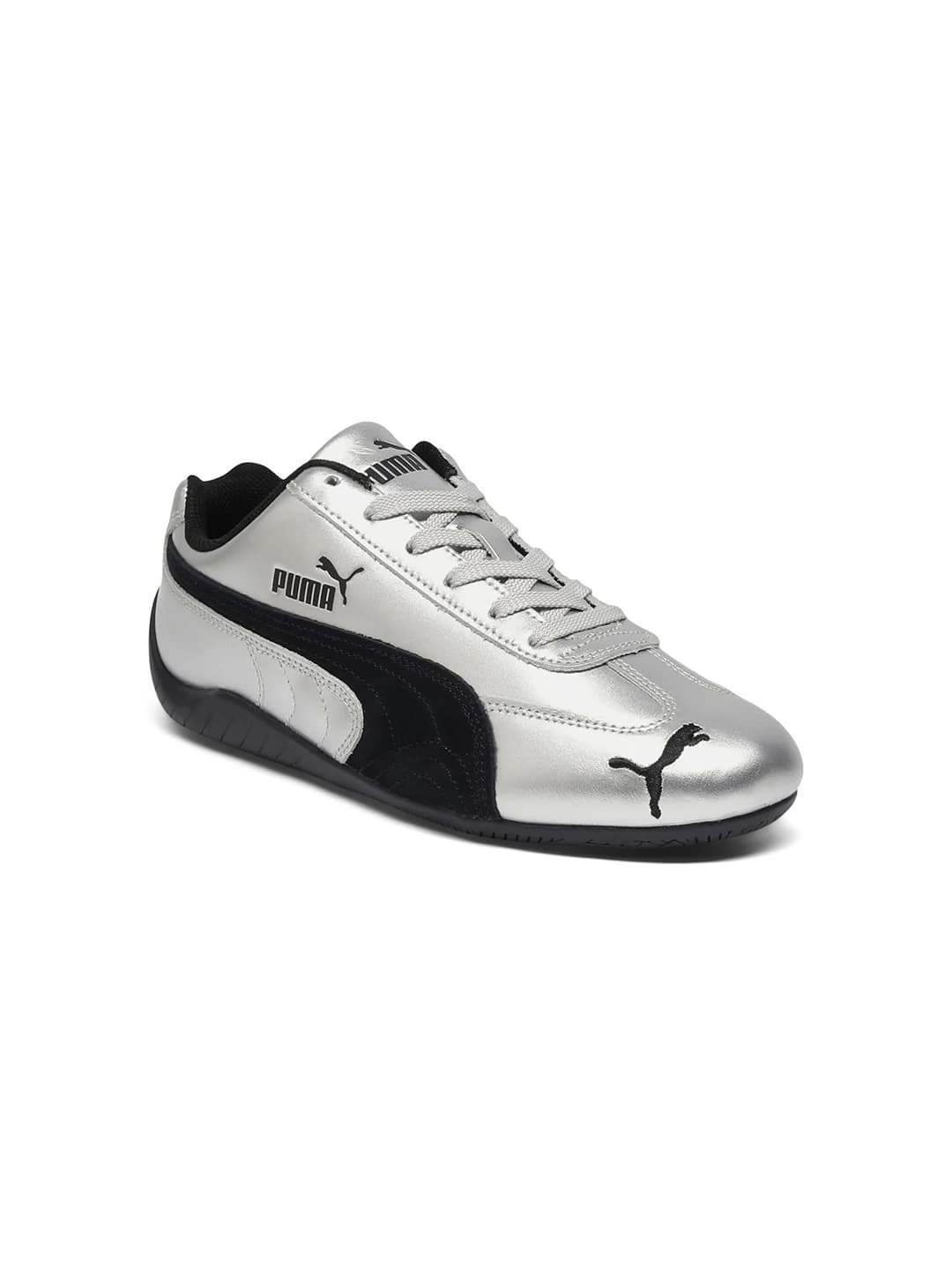 Unisex Metallic Speedcat Metallic Leather Sneakers