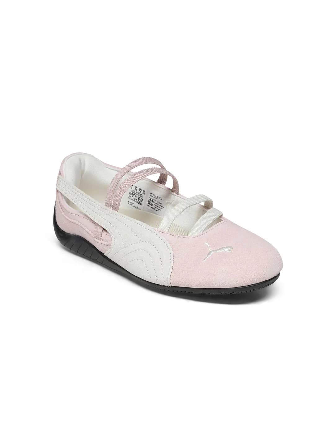 Women's Pink Speedcat Suede Ballet Shoes