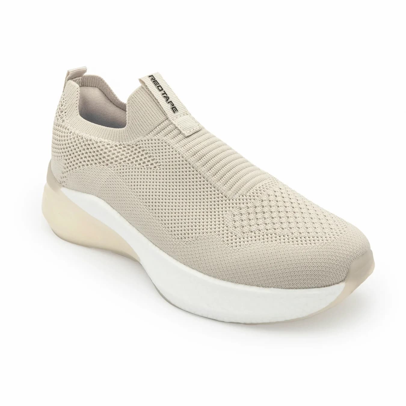Women's Beige Round Toe Outdoor Walking Sport Shoes