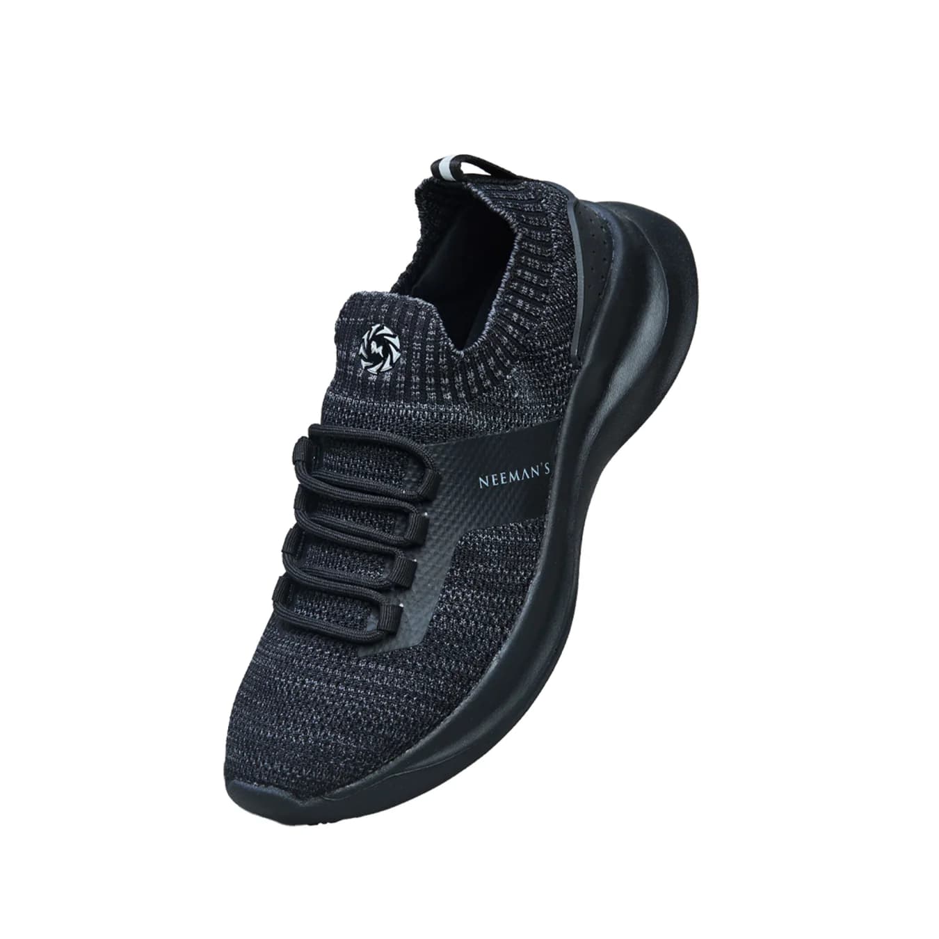 Men's All Black Casual Mesh Walking Sneakers