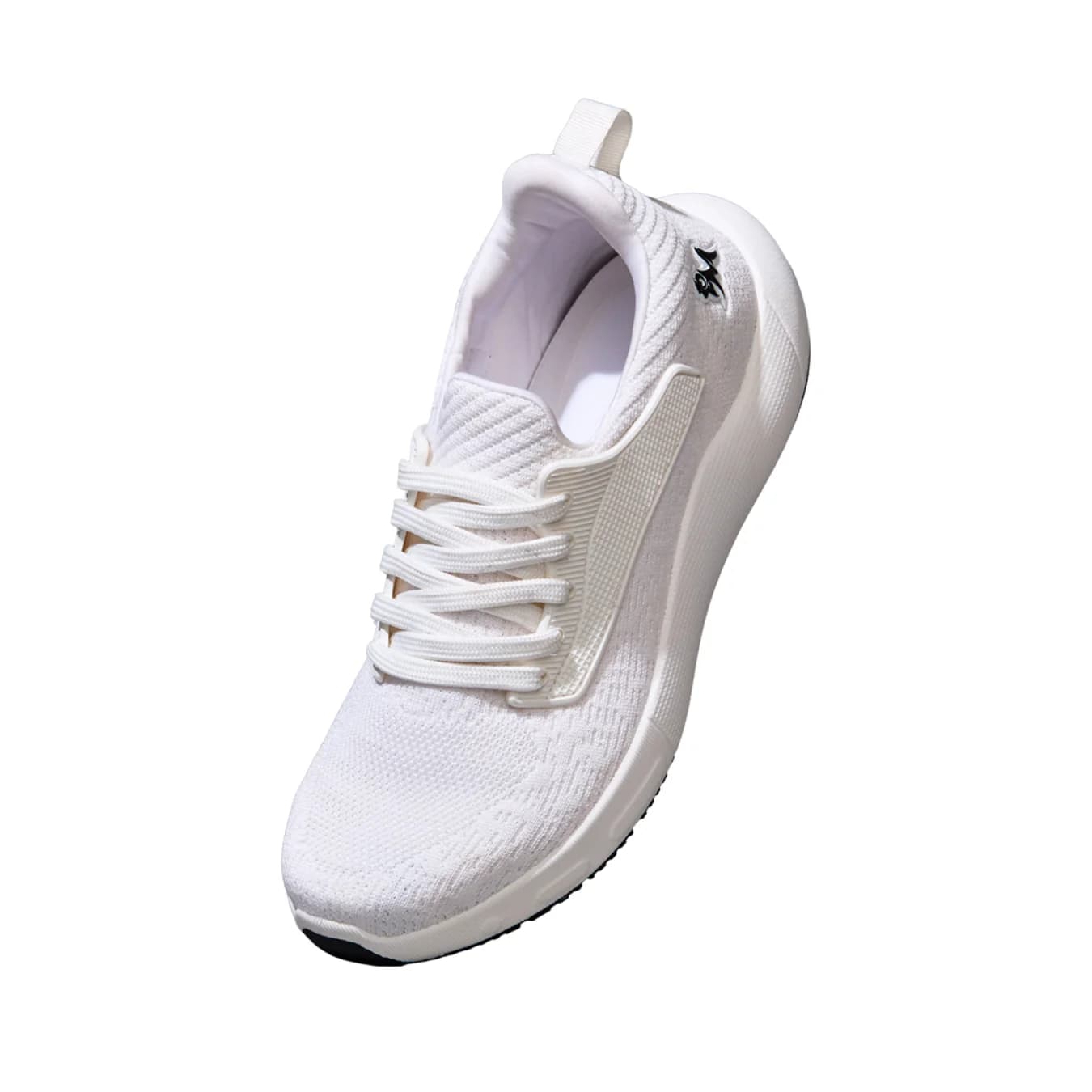 Men's All White And Black Casual Mesh Walking Sneakers