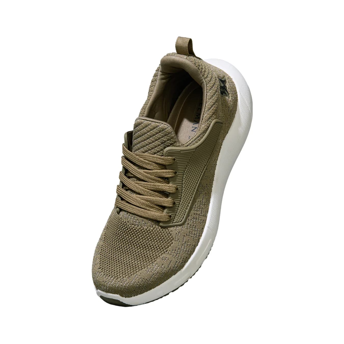 Men's Green And White And Green Casual Mesh Walking Sneakers