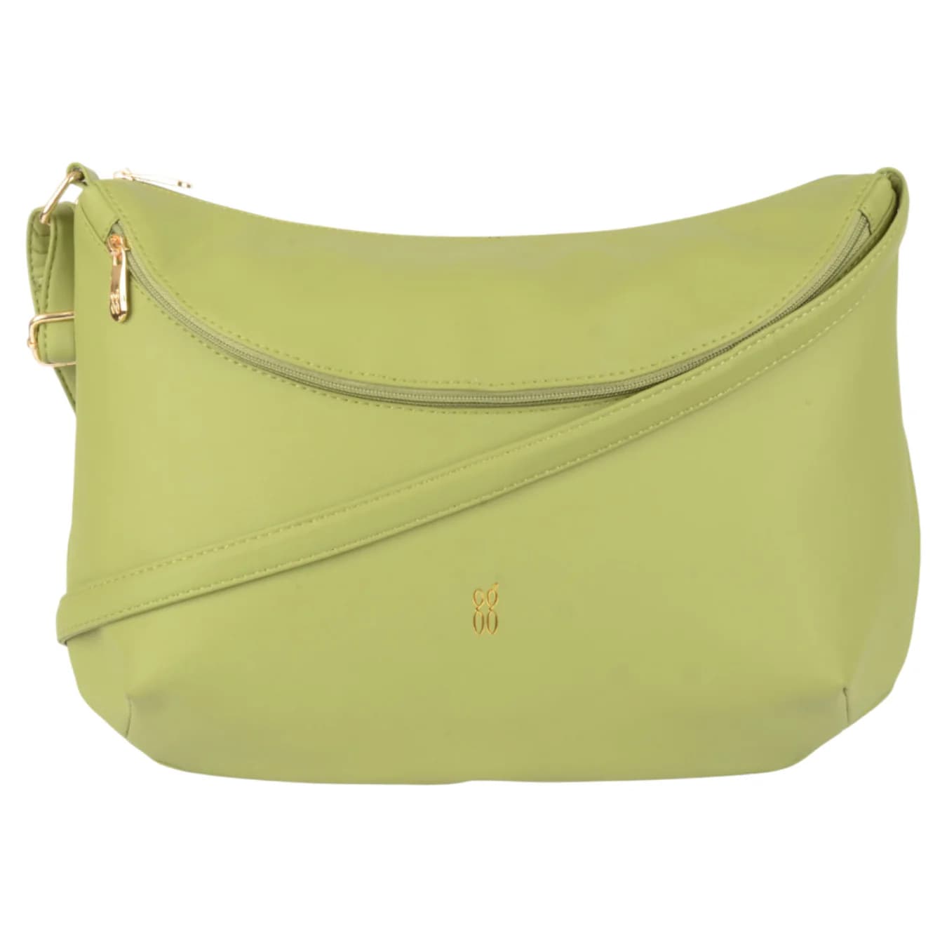 Women's Green Casual Single Handle Hobo Bag