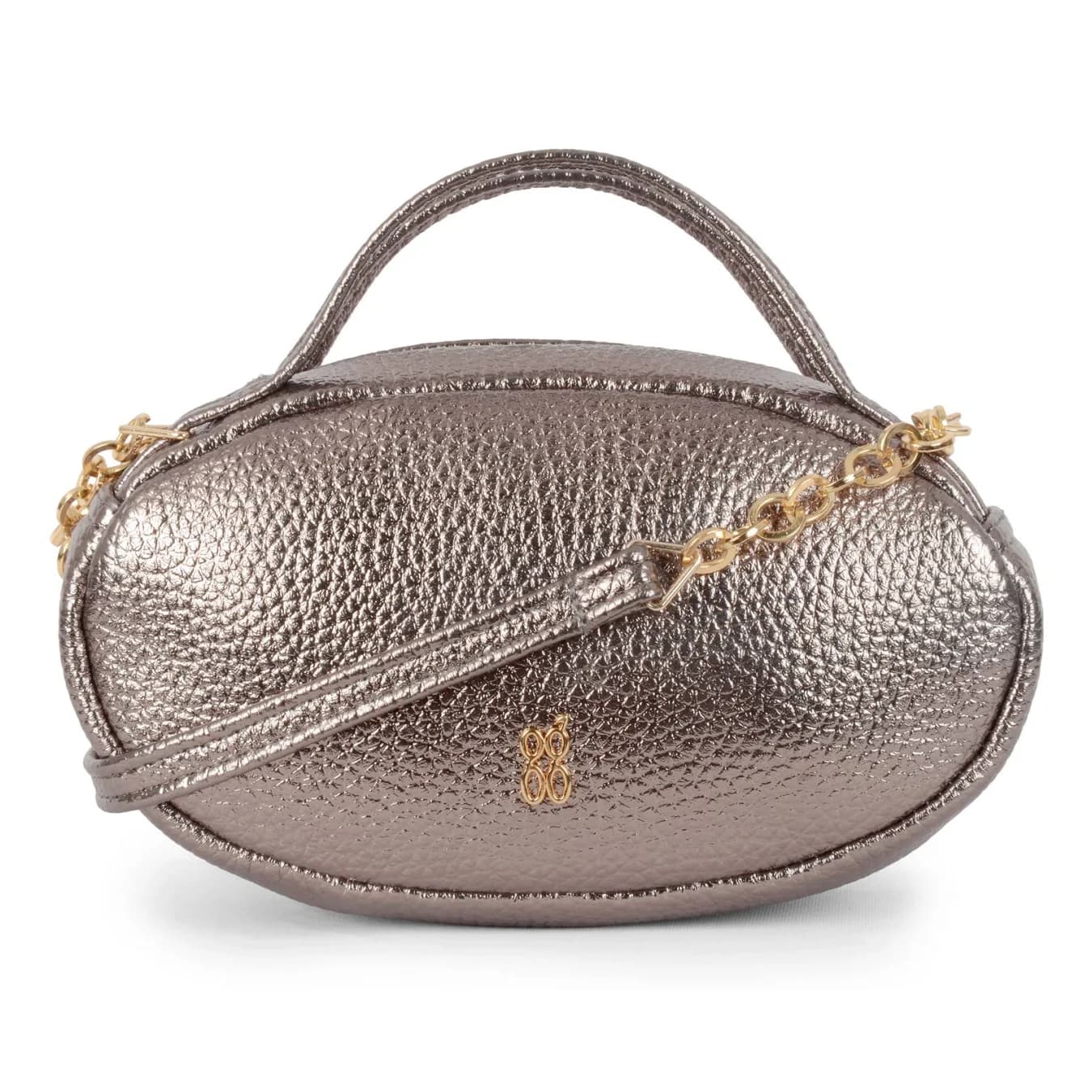 Women's Gold Casual Shoulder Handle Weekender Bag