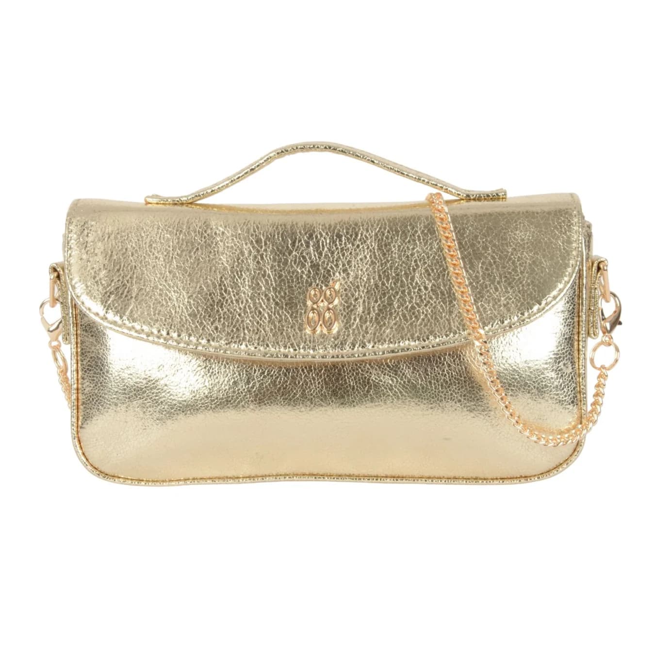 Women's Gold Casual Single Handle Satchel