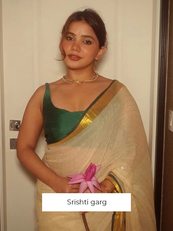 Women's White Festive Cotton Saree Without Blouse Piece