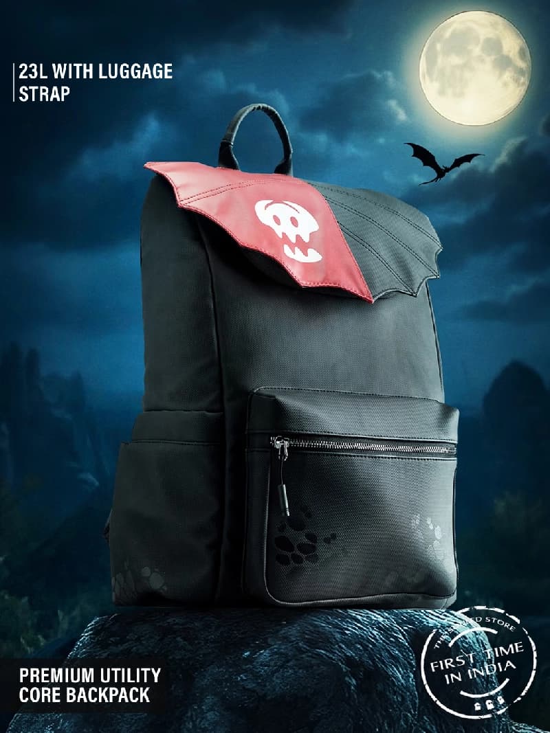 Unisex Black Solid HTTYD Night Fury Casual Backpack