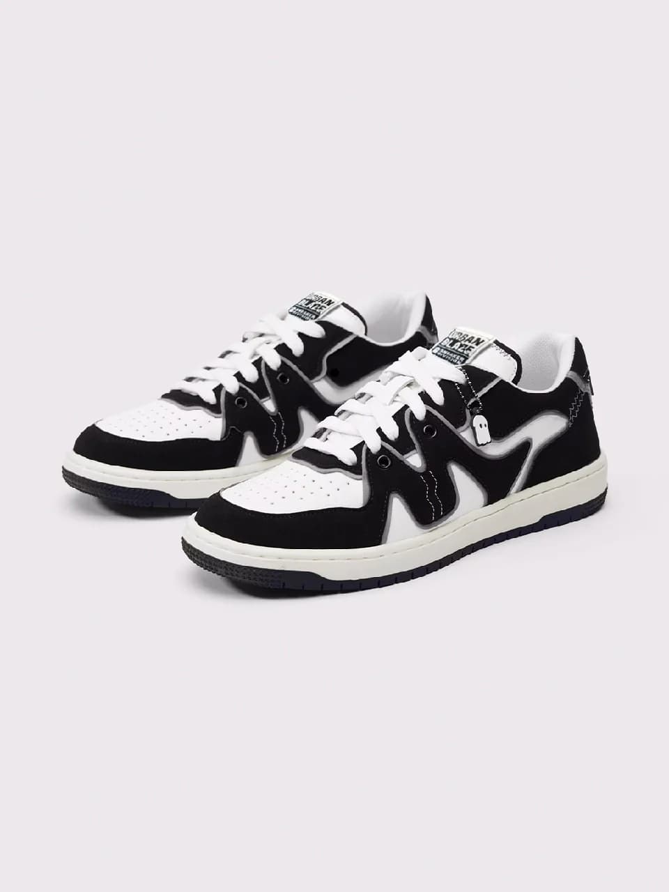 Men's Black Casual Urban Blaze- Mafia Low Top Sneakers