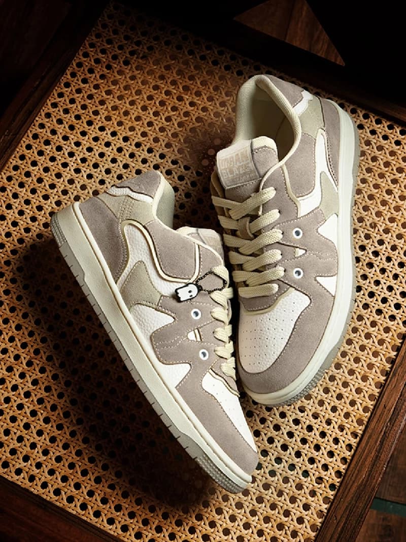 Men's Beige Casual Urban Blaze- Latte Low Top Sneakers