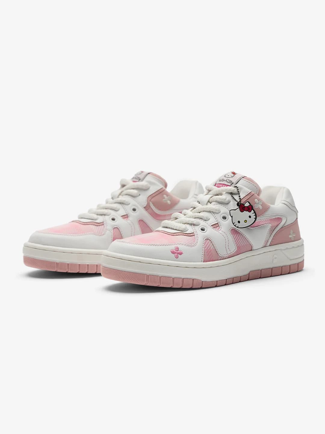 Women's Pink Casual Hello Kitty- Kawaii Low Top Sneakers