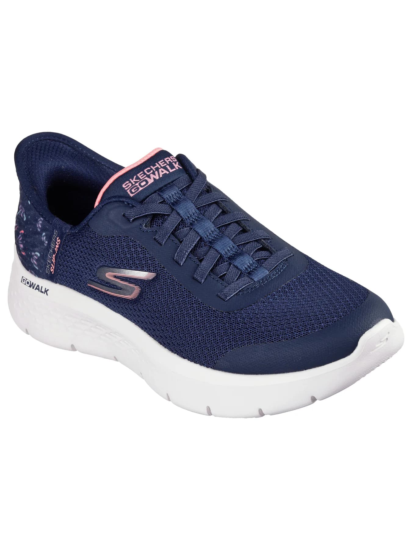 Women's Nvy and Pnk Casual Slip-On Go Walk Flex - Eva Walking Shoes