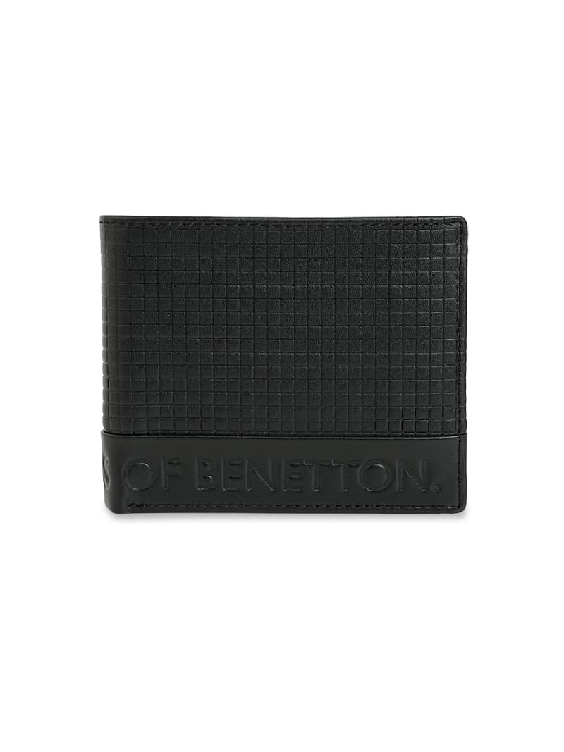 Men's Black Formal Solid Leather Wallet