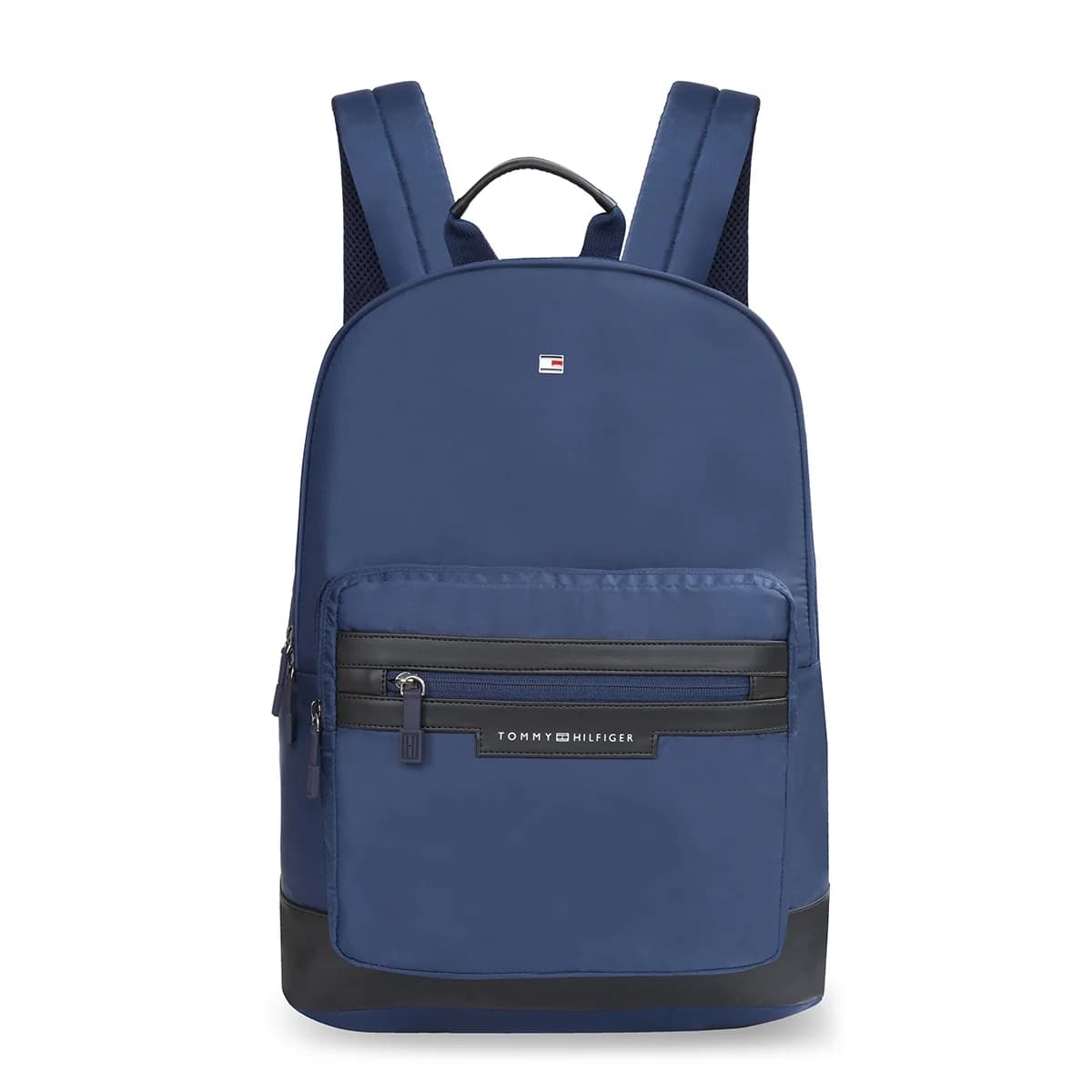 Unisex Navy Smart Casual Printed Polyester Backpack