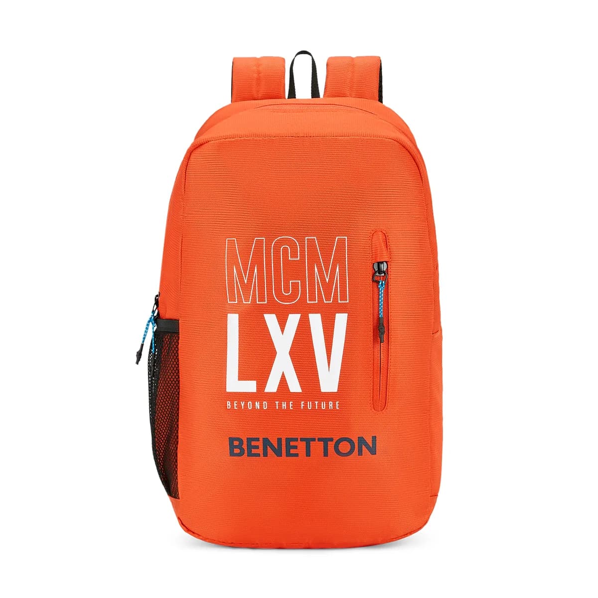 Unisex Orange Smart Casual Solid Polyester Backpack