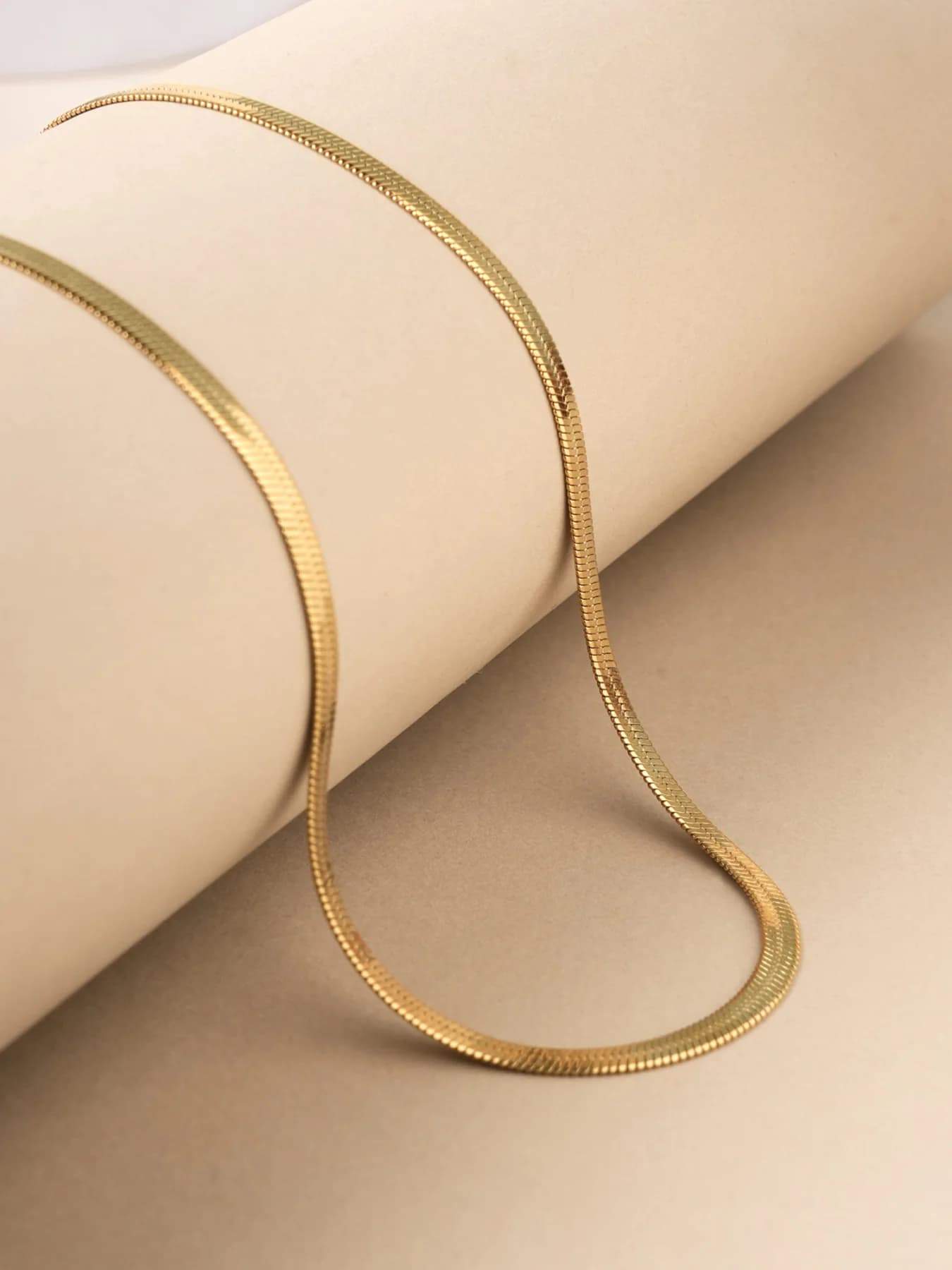 Men's Waterproof & Anti-Tarnish Silk Gold Chain
