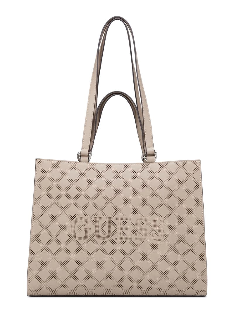 Women's Taupe Textured Forber Shoulder Bag