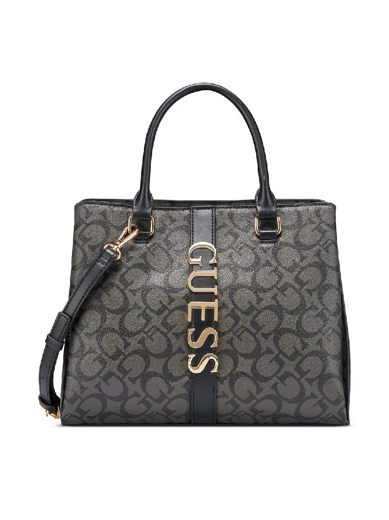 Women's Coal Printed Garrick Satchel Bag