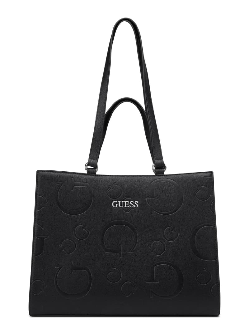 Women's Black Textured Forber Shoulder Bag