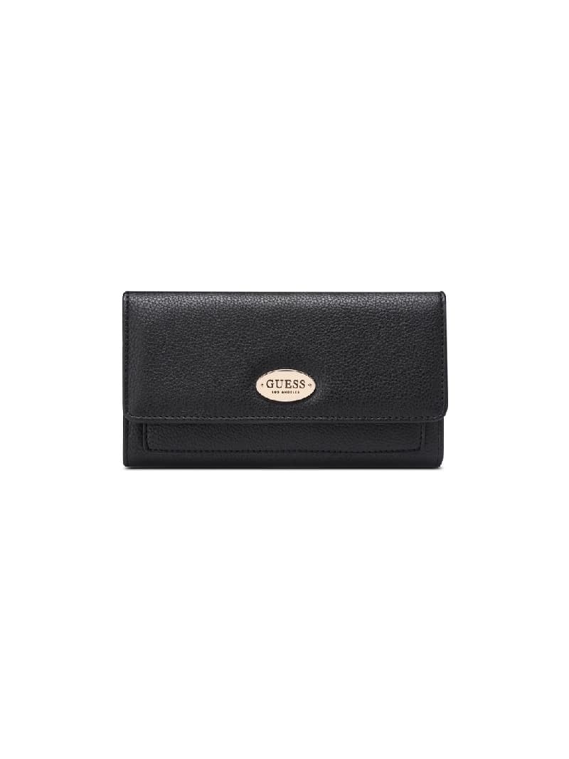 Women's Black Solid Eastover Wallet