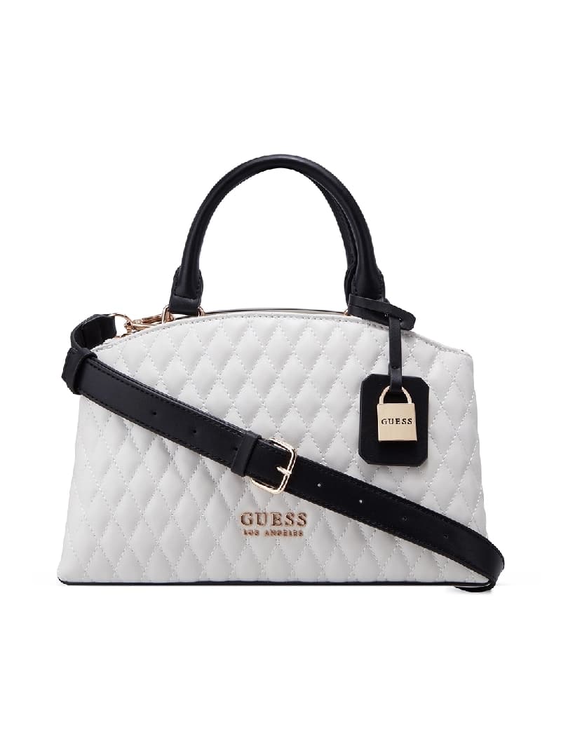 Women's Milk Multi Quilted Easley Small Satchel Bag
