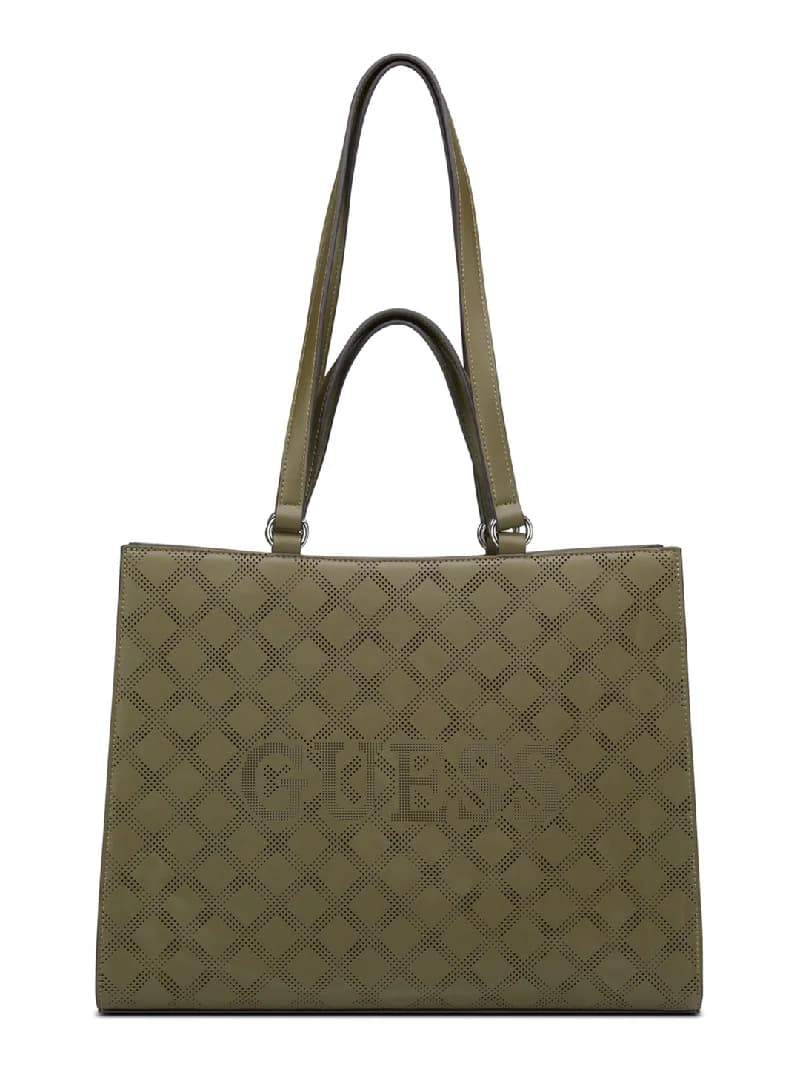 Women's Green Textured Forber Shoulder Bag