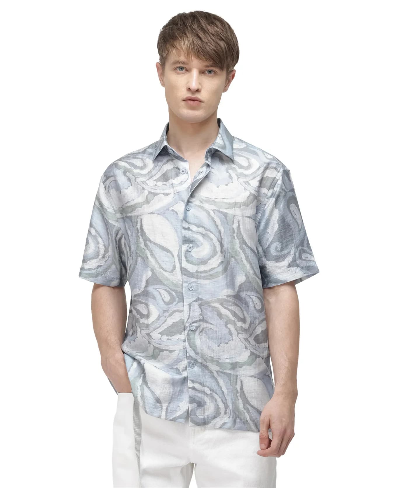Men's Multicolor Casual Printed Regular Fit Shirt