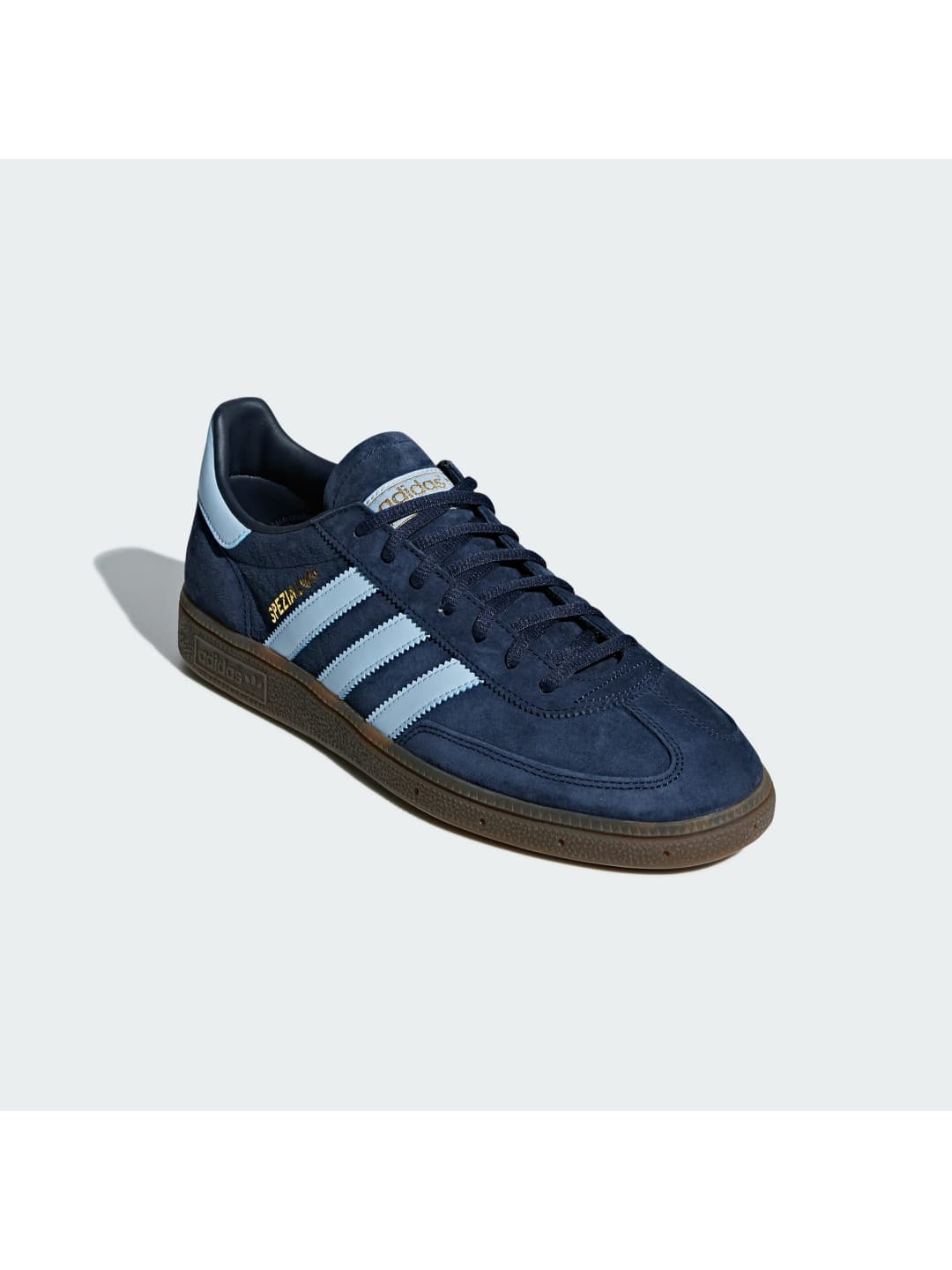 Men's Blue Casual Leather Handball Spezial Sneakers