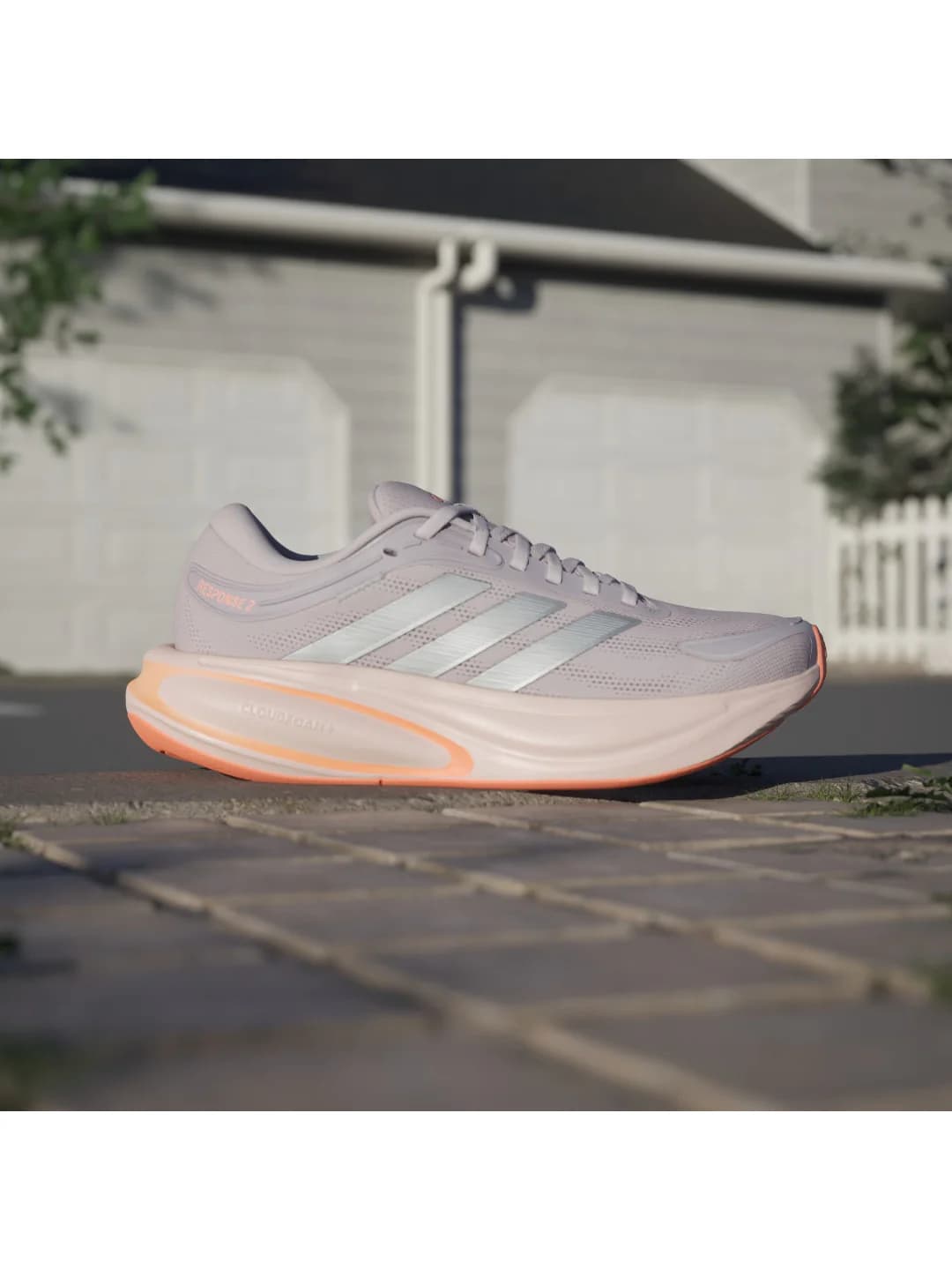 Women's Purple Casual Mesh Response 2 W Sneakers
