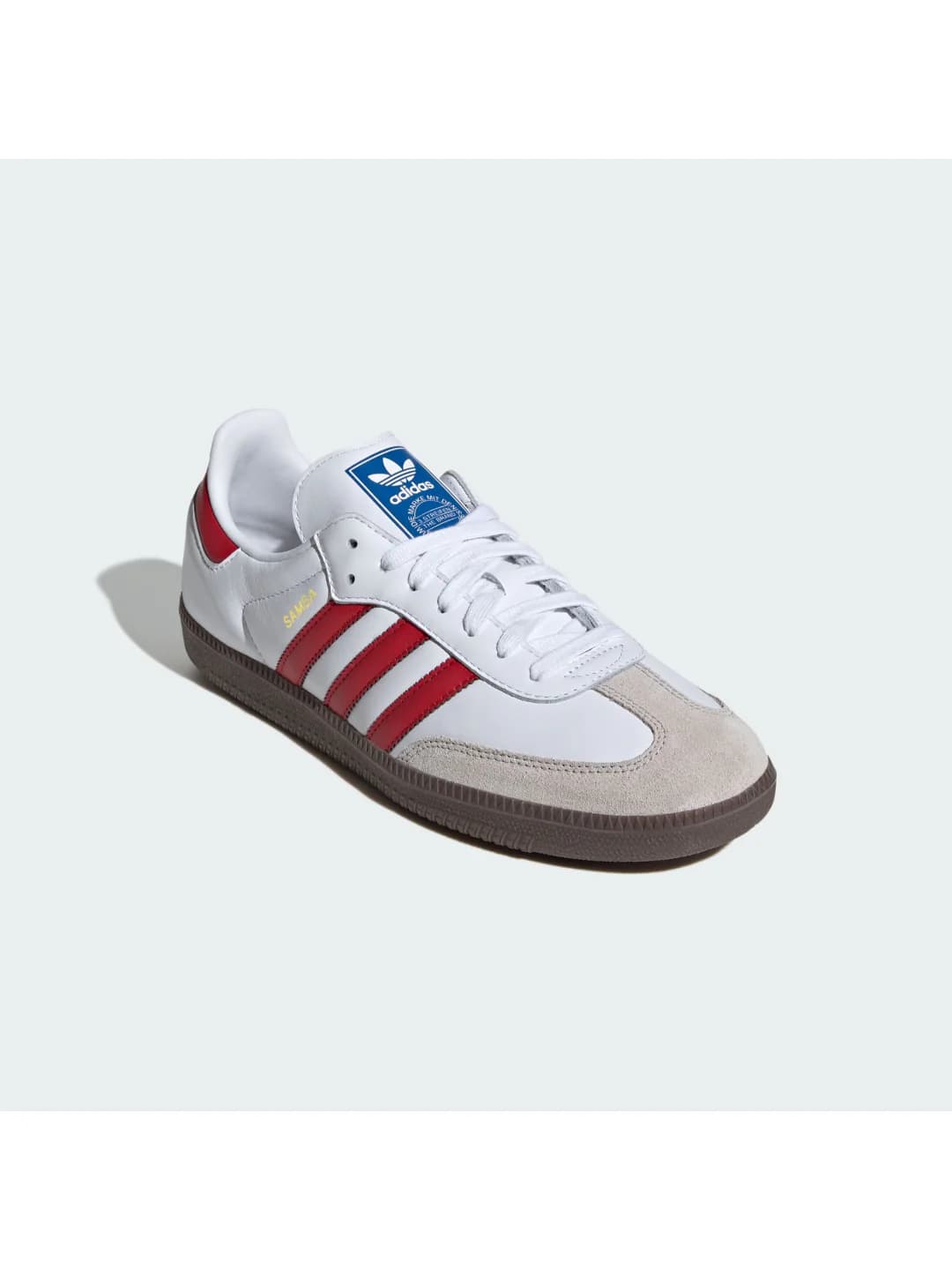 Men's White Casual Leather Samba OG Sneakers