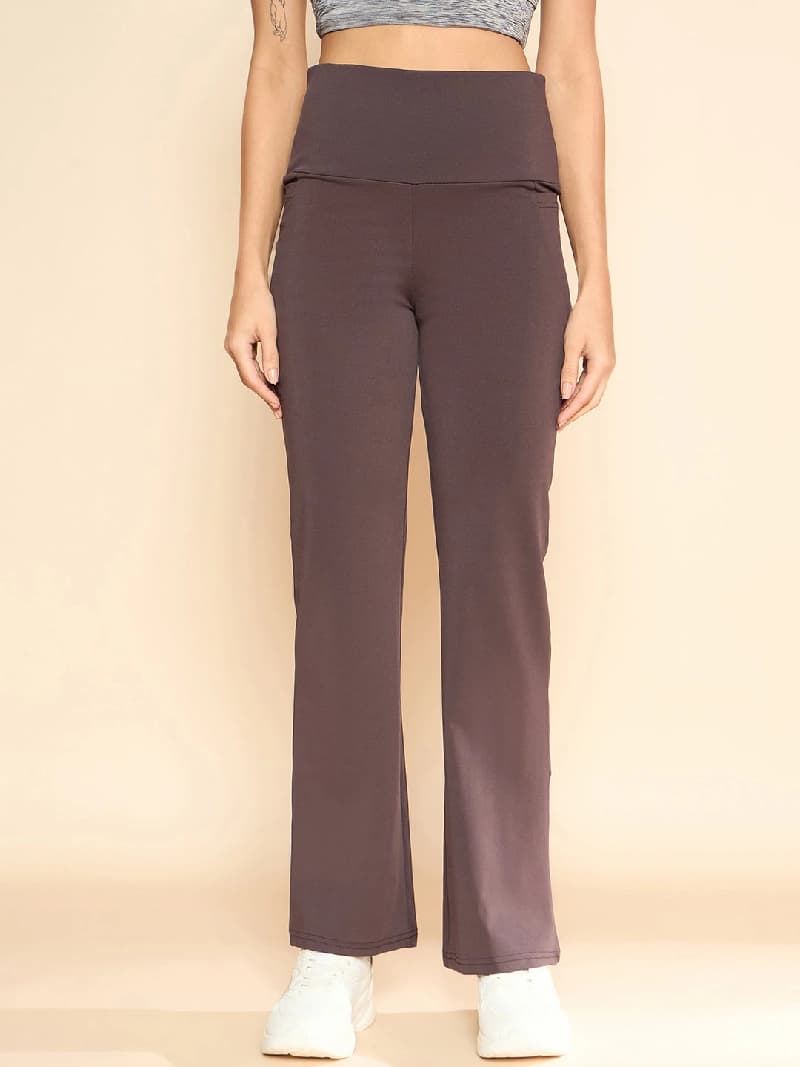 Women's Pink Casual Solid Regular Fit Tight