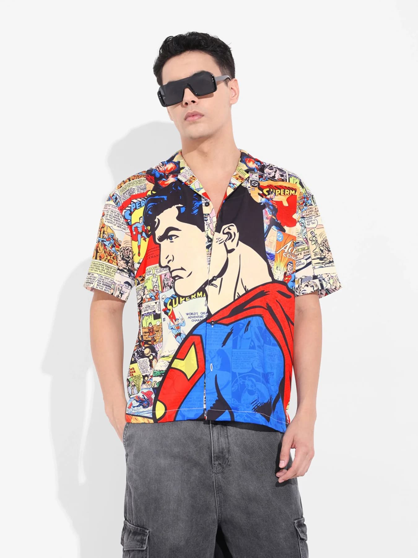 Men's Multicolor Casual Printed Regular Fit Shirt