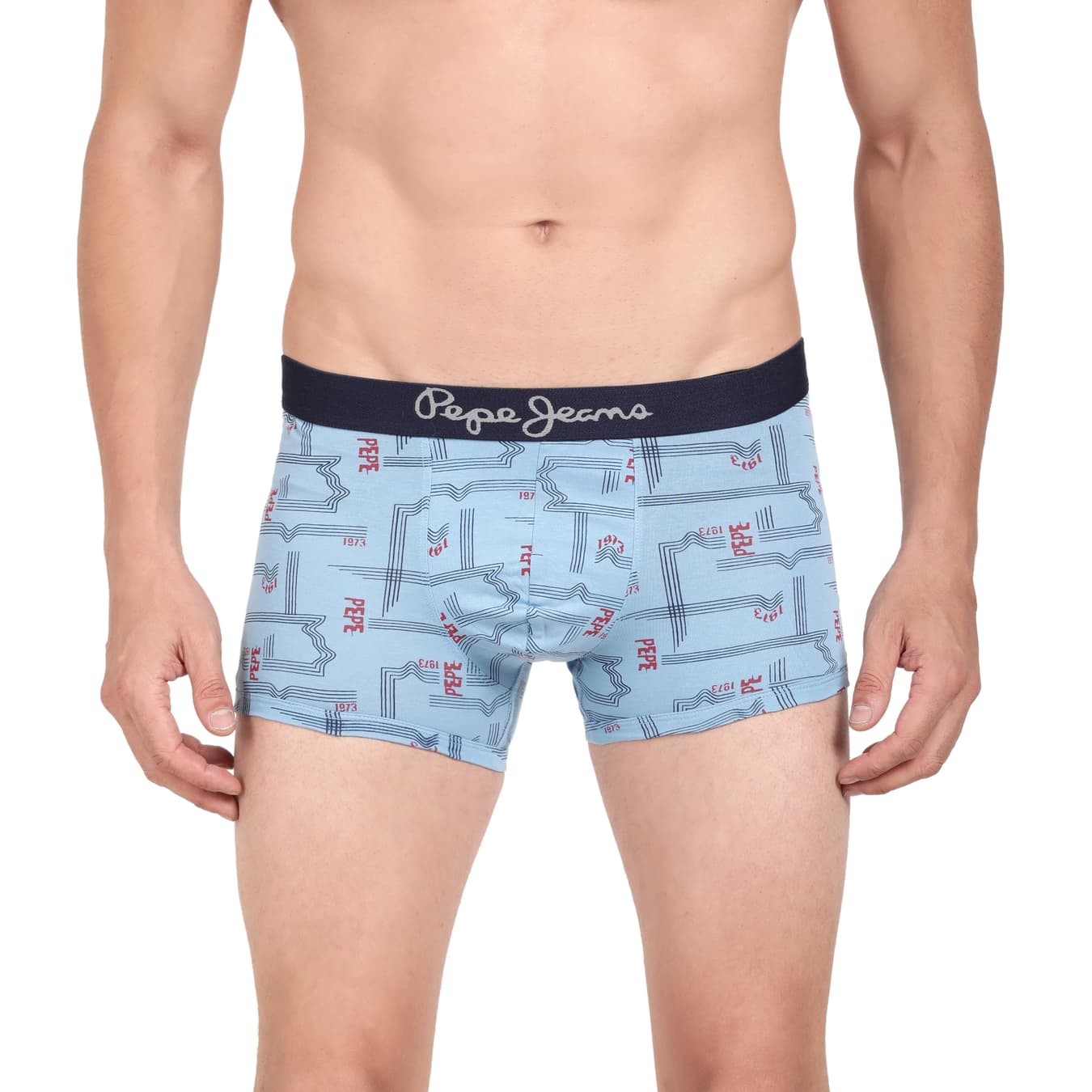 Men's Heritage Blue Essential Wear Mid Rise Trunk