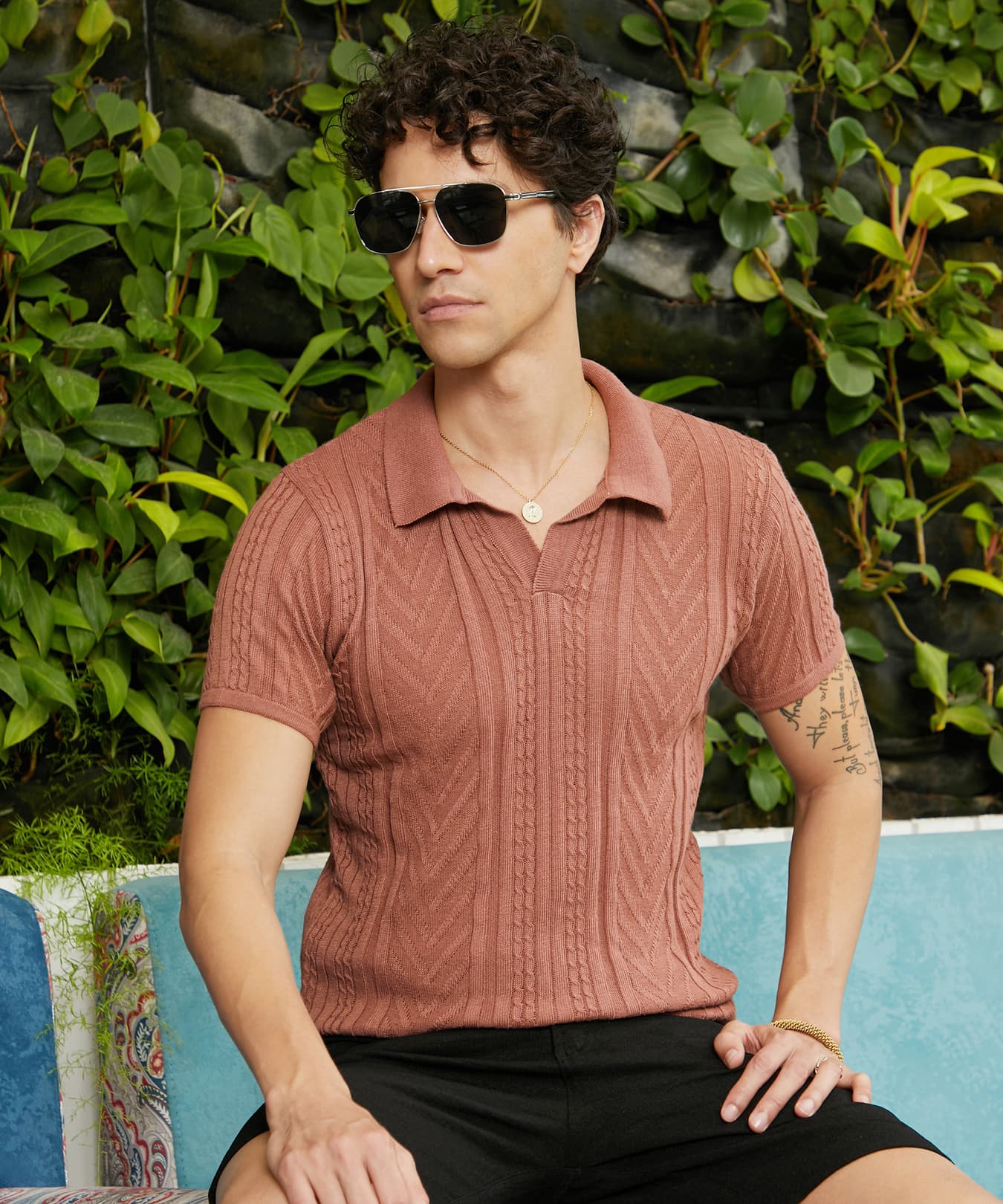 Men's Brown Casual Solid Regular Fit Tshirt