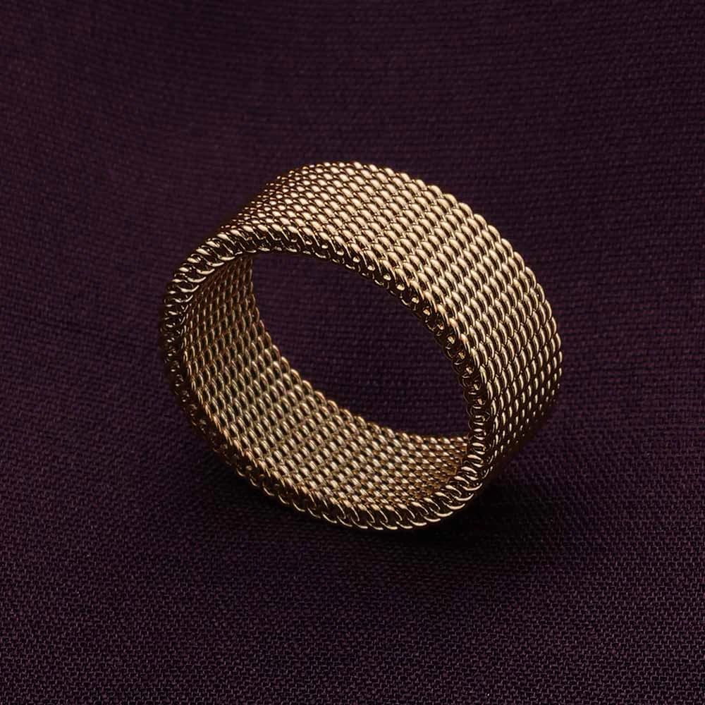 Women's Gold Casual Wear Gold Plated Stainless Steel Finger Ring